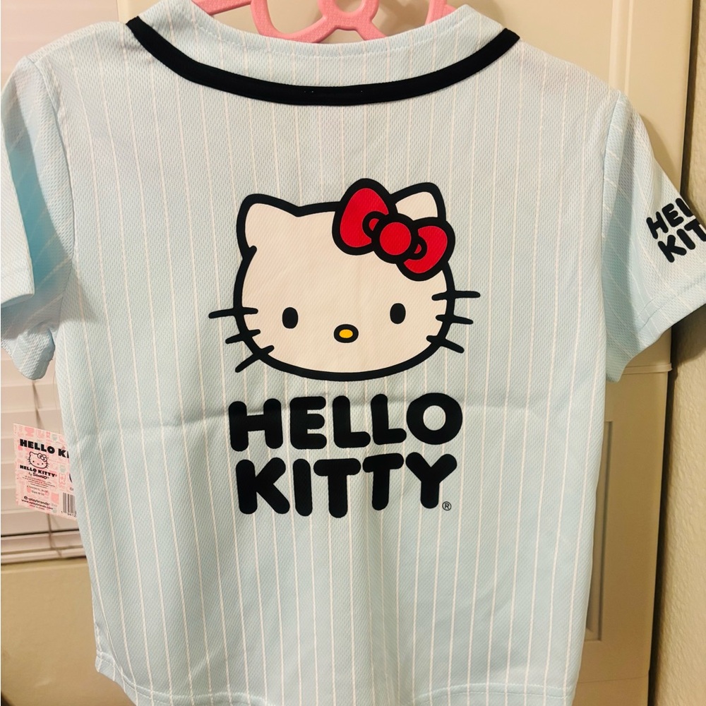 Hello Kitty Kids Jersey - Light Blue and Black - Picture 2 of 5